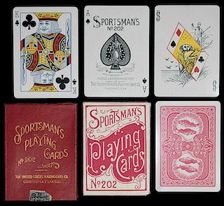 United States Playing Card Co. (Russell & Morgan) “Sportsman’s No. 202” Playing Cards.