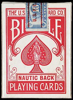 United States Playing Card Co. Bicycle “Nautic Back” Playing Cards.