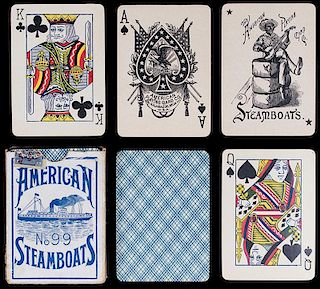 The American Playing Card Co. “No. 99 Steamboats.”