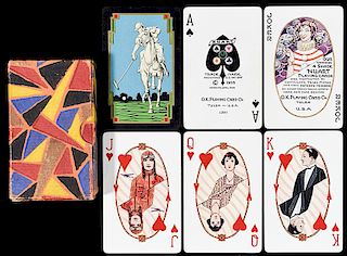 O.K. Playing Card Co. “Nuart Four Shade” Playing Cards.