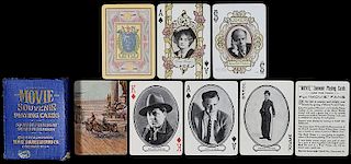 Two Entertainment-Themed Decks of Playing Cards.