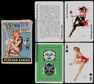 Alberto Vargas “53 Vargas Girls” Pin Up Playing Cards.