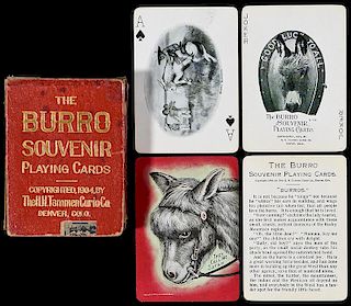 The Burro Souvenir Playing Cards. “They Call Me Satan.”