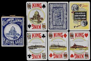 G.W. Clark Columbian Exposition Souvenir Playing Cards.