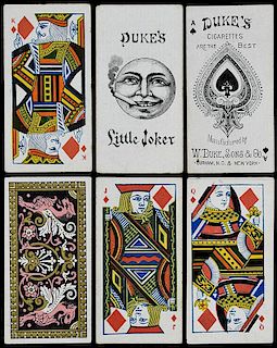 W. Duke & Sons & Co. Tobacco Insert Playing Cards.