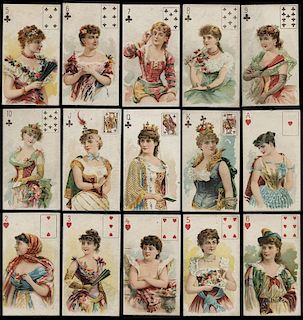 American Tobacco Company Beauties Tobacco Insert Playing Cards.