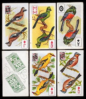W.D. & H.O. Wills “Four Aces Cigarettes” Birds of Brilliant Plumage Tobacco Insert Playing Cards.