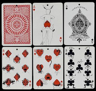 A. Dougherty Hand Drawn Transformation Playing Cards.