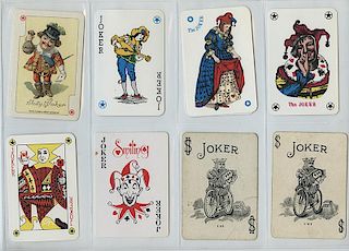 Album of Over 200 Single Playing Cards.