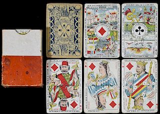 Biermans “Jeu Des Allies” Playing Cards.