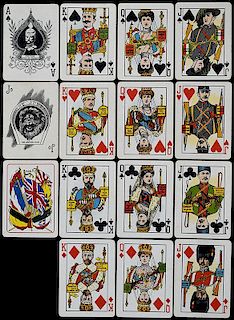 Montreal Lithograph Co. “Allied Armies” Playing Cards.