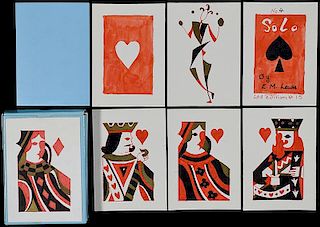 Elaine Lewis Solo Playing Cards.