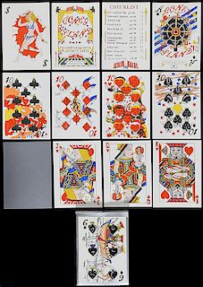 Elaine Lewis Coney Island Transformation Playing Cards.