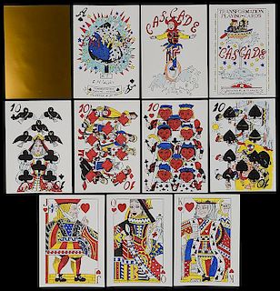 Elaine Lewis Cascade Transformation Playing Cards.
