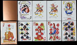Elaine Lewis Alice’s Adventures in Wonderland Transformation Playing Cards.