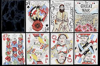 Elaine Lewis The Great War Centenary Transformation Playing Cards.