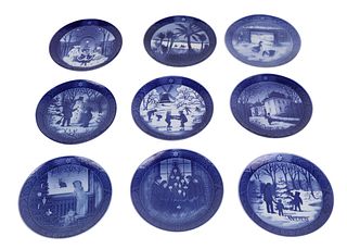 Twenty Royal Copenhagen Plates