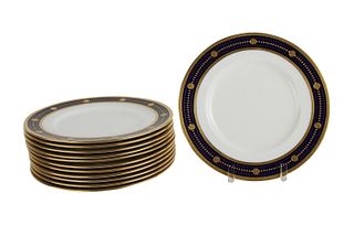 Twelve Minton's for Tiffany Cabinet Plates