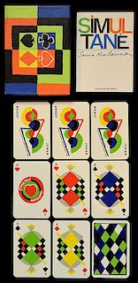 Sonia Delaunay “Simultane” Playing Cards.