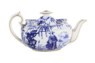 Royal Crown Derby Blue Mikado Teapot