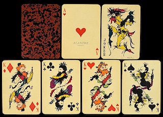 Acanthe “Surrealist” Playing Cards.