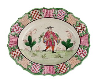 Small Hand-Painted Porcelain Dish