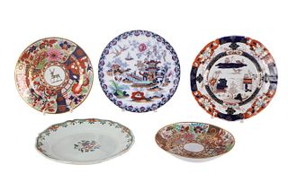 Five Porcelain Plates
