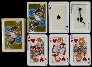 B. Dondorf “Saks-Werbesspiel No. 909” Playing Cards.
