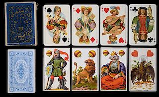 Two B. Dondorf Decks Playing Cards.