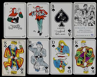 Siegfried Heilmeier “Spielkarte Typisch” Playing Cards.