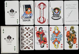 Siegfried Heilmeier “Spielkarte Salud” Playing Cards.