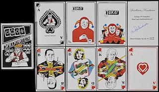 Siegfried Heilmeier “Spielkarte Karikatur” Playing Cards.