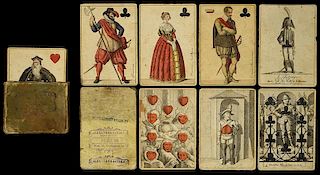 J.C. Cotta “Wallenstein” Transformation Playing Cards.