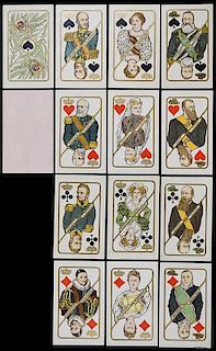 Het Nederlandsche Spel. “Boer War” Playing Cards.