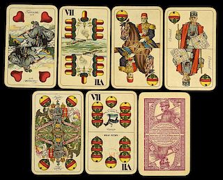 Piatnik Mándor és Fais “World War I” Playing Cards.