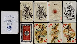 S.D. Modiano Carte Da Giuoco “Centaurus” Club Playing Cards.