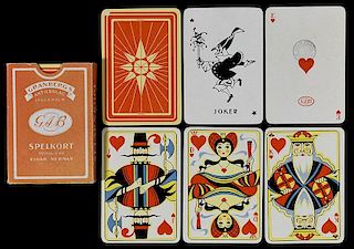 Granbergs “Nerman” Playing Cards.