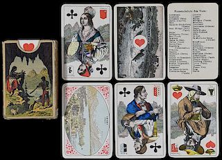 Jean Muller “Vues & Costumes Suisses” Playing Cards.