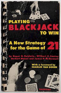 Baldwin, Roger R. Playing Blackjack to Win.