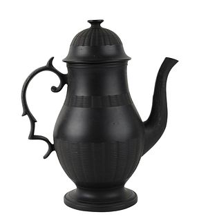 Black Basaltware Coffee Pot