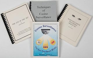 [Casino Surveillance] Lot of Four Training and Technique Manuals.