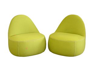 Set of Three Bernhardt Design "Mitt" Lounge Chairs