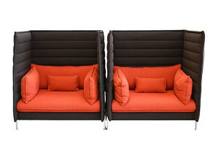 A Pair of Ronan and Erwan Bouroullec "Vitra" Alcove Sofas