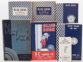 K.C. Card Co. Group of Six Supply Catalogs.