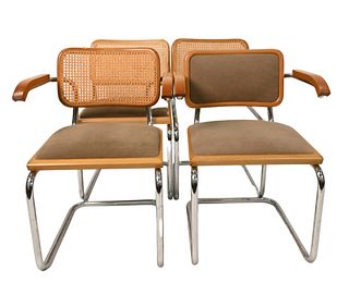 Four Marcel Breuer Style Chairs