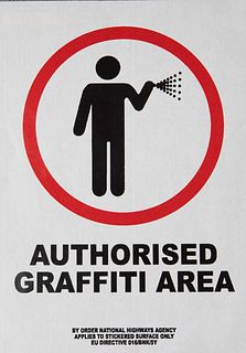 Banksy, Authorised Graffiti Area