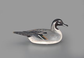 Early Pintail Decoy by "Fresh Air Dick" Janson (1872-1951)
