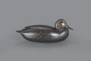 Black Duck Decoy by Joe King (1909-2003)