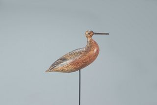 O'Brien-Mackey Early Dowitcher Decoy by Isaac Campbell