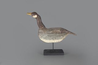 Rare Calling Canada Goose Decoy by Nicholas Englehart (b. 1888)